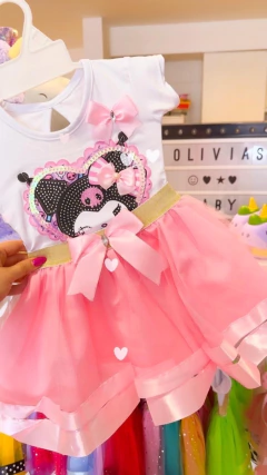 Conjunto Importado Kuromi (Body + Tutú) en internet