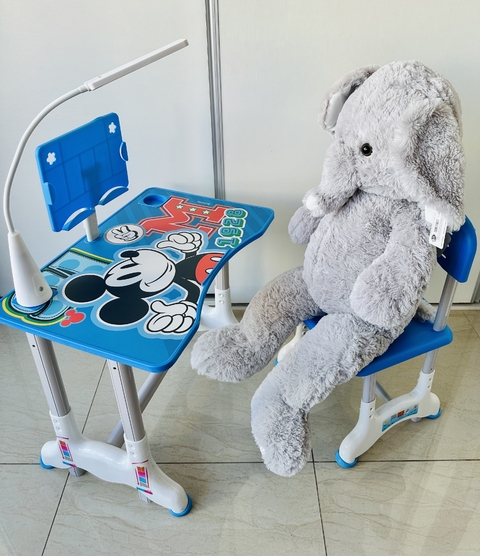 Escritorio Mickey + Silla + Apoya Libro/Tablet + Luz Led + Cajón de Guardado - comprar online