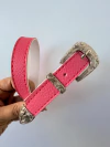 Cinturón Pink Baby (Simil Cuero) - comprar online