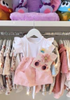 Pollera Love Rosa