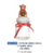 Pote De Vidro 300ml Natal C/Tampa Urso (Colorido) 17x8cm (Florarte)