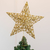 Enfeite de Natal Ponteira Estrela Dourada 40cm (FLORARTE)