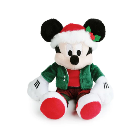 Mickey Pelúcia Roupa Xadrez Claro 49cm