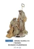 resina sacra natal c/3 figuras (dourado champanhe) 25cm (florarte) - comprar online