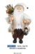 Papai Noel Natal Em Pe (Branco Marrom) 30cm (Florarte) - comprar online