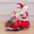 Resina Natal Papai Noel C/Carro (Colorido) 23,75cm (Florarte)