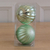 Bola de Natal Decorada No Pvc C/2 Und Verde 8cm (Florarte)