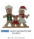 Enfeite Natalino Família de Biscoitos em MDF 22x18x5cm - Florarte