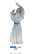 Resina Natal Anjo (Azul) 43x15,5cm (Florarte) - comprar online