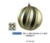 Kit 4 Bolas de Natal Decorativas Douradas Texturizadas - 10cm (Florarte) - comprar online