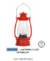 LANTERNA C/LED (VERMELHO) 13,5X6,5cm (FLORARTE) Vol. 2