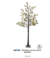 Árvore Decorativa Marrom com 96 LEDs Fixo Bivolt 1,8m - Iluminação para Decoração Natalina