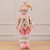 Boneco Pierrot Natal Em Pe C/Musica (Rosa Champanhe) 45cm (Florarte)