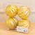 Kit 4 Bolas de Natal Decorativas Douradas Texturizadas - 10cm (Florarte)