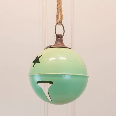 Natal Guizo Decorativo C/Corda 24x20x20cm (Verde Menta) (Florarte)