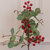 Galho Natalino com Berries Vermelhas Decorativas - 50cm