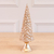 Árvore de Natal Dourada em Resina com LED 28X9,8cm (FLORARTE)