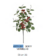 Galho Natalino com Berries Vermelhas Decorativas - 50cm - comprar online