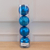 BOLA MISTO TUBO C/4 UND (AZUL) 10cm (FLORARTE) Vol. 8