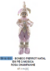 Boneco Pierrot Natal Em Pe C/Musica (Rosa Champanhe) 45cm (Florarte) - comprar online