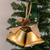 Enfeite de Natal Com Dois Sinos Dourado 15x19x10cm (Florarte)