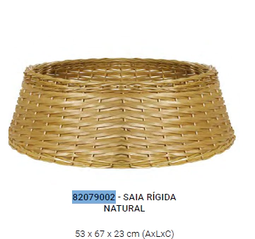 NATAL SAIA RIGIDA 53X67X23cm (NATURAL) (FLORARTE)