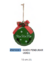 Enfeite de Natal Guizo de Pendurar Verde Escrito Ho, Ho, Ho 10cm (FLORARTE) - comprar online