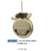 Enfeite de Natal Guizo de Pendurar Dourado Escrito Prosperidade 10cm (FLORARTE) - comprar online