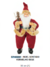 Papai Noel Natal Sentado com Gravetos (Vermelho e Bege) 30cm (FLORARTE) - comprar online