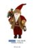 Papai Noel em Pé com Presentes e Lanterna em Vermelho e Bege 30cm (FLORARTE) - comprar online