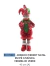 Boneco Pierrot Natal Em Pe C/Musica (Vermelho Verde) 45cm (Florarte) - comprar online