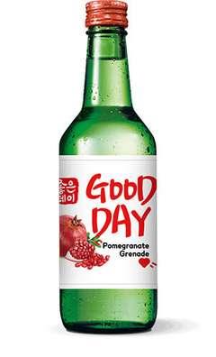 Kit 3 Sabores De Soju Good Day + Copo - Bebida Destilada Coreana Sochu - loja online