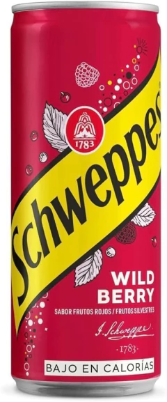 12 Refrigerante Schweppes Wild Berry Frutas Silvestres 330ml na internet