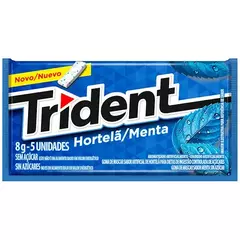 Goma de Mascar Hortela Trident Envelope 8g