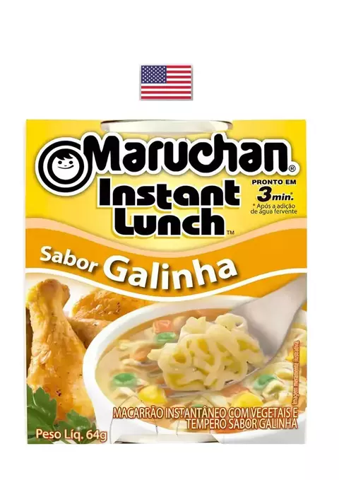 Macarrão Inst. Copo Vegetais e Galinha 64g Maruchan Usa - comprar online