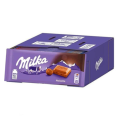 CX 23 MILKA NOISETTE - CHOCOLATE COM CREME DE AVELÃ - IMPORTADO POLÔNIA - comprar online