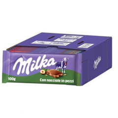 CX 22 MILKA HAZELNUT - CHOCOLATE & AVELÃ TRITURADA - IMPORTADO - comprar online