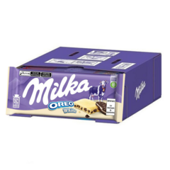 CX 22 MILKA OREO WHITE - CHOCOLATE BRANCO & RECHEIO BISCOITO OREO - POLÔNIA - comprar online