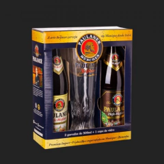 Kit 2 Cervejas 500ml Paulaner + Copo - Importada Alemanha