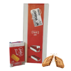 Biscoito Bolacha Belga Lotus Biscoff Caixa 12 Pacotes 124g - comprar online