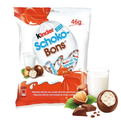 C x 12 Chocolate Kinder Choco Schoko-bons Mini 46g - Casas dos Doces Candy House