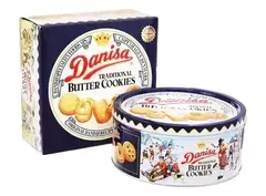 Biscoito Amanteigado Tradicional Danisa Cookies Cx Lata 454g - loja online