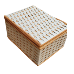 Caixa Madeira Bau Presente / Cestas E Vinho N1= 24X15X12 - comprar online