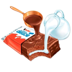 Bolinho De Cacau E Leite - Kinder Delice 39g Ferrero na internet