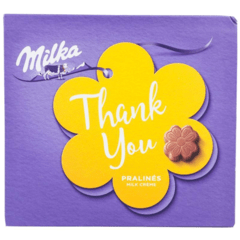 Chocolate Pralinés Thank You Milk Créme Milka 110g Importado - loja online