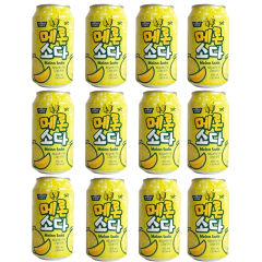 12 Refrigerante De Soda Melon (melão) Importado Coreia
