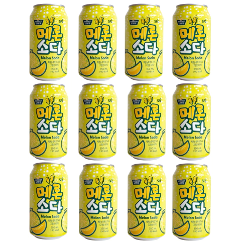 12 Refrigerante De Soda Melon (melão) Importado Coreia
