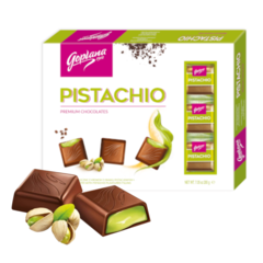 Chocolate Premium Pistachio Importado C/ Pistache Goplana na internet