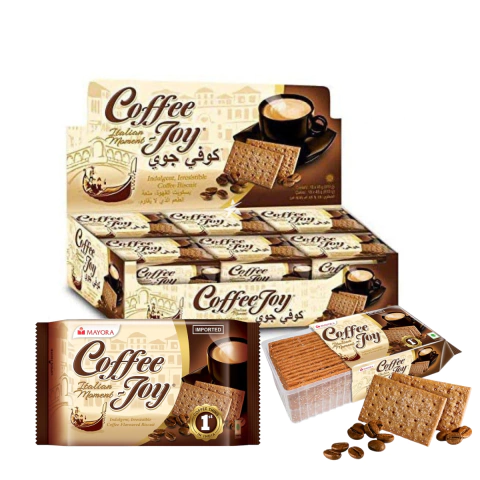 18 Biscoito De Cafe Fino Coffee Joy 39g Importado Indonésia