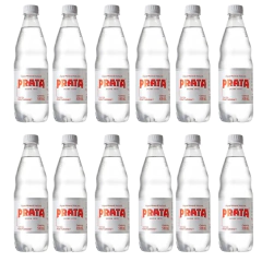 Agua Mineral Com Gás Prata Garrafa 510ml Pack C/12 Un